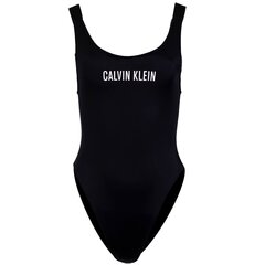 Calvin Klein naiste trikoo ONE PIECE SCOOP BACK ONE PIECE RP, must KW0KW01599 BEH 43970 hind ja info | Naiste ujumisriided | kaup24.ee