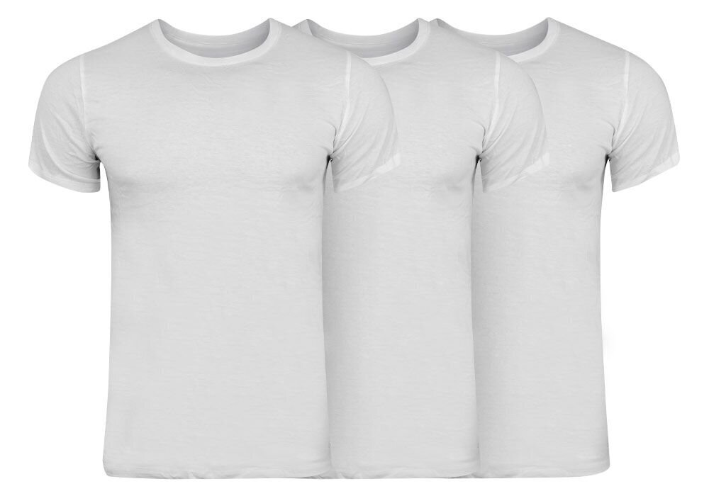 Calvin Klein meeste T-särgid, 3 tk. T-SHIRT S/S CREW NECK 3PK WHITE NB4011E 100 29833 цена и информация | Meeste T-särgid | kaup24.ee