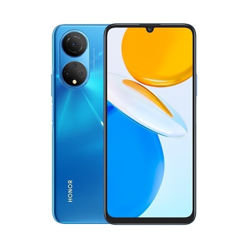 Honor X7, 128GB, Dual SIM Blue цена и информация | Telefonid | kaup24.ee