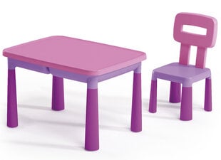 Laud Roosa Tooliga цена и информация | Детские столы и стулья | kaup24.ee