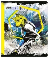 Vihik Urban Jungle A5 60lk. 80g, ruuduline цена и информация | Тетради и бумажные товары | kaup24.ee