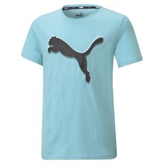 Vabaajasärk poistele Puma Alpha Graphic Tee B Angel Blue - 58588749, sinine hind ja info | Poiste särgid | kaup24.ee