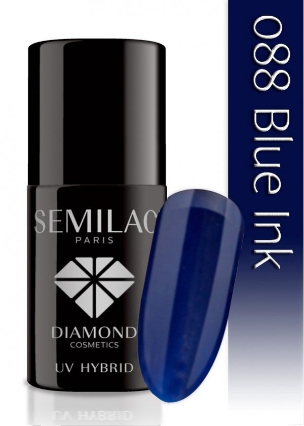 Hübriidküünelakk Semilac 088 Blue Ink, 7 ml hind ja info | Küünelakid, küünetugevdajad | kaup24.ee