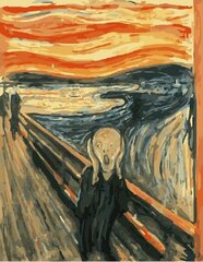 Maalimine numbri järgi Scream, Edvard Munch цена и информация | Принадлежности для рисования, лепки | kaup24.ee
