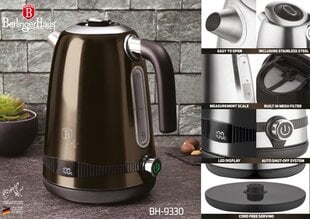 Чайник 1,7 л, BERLINGER HAUS BH-9330 цена и информация | Чайники, термопоты | kaup24.ee