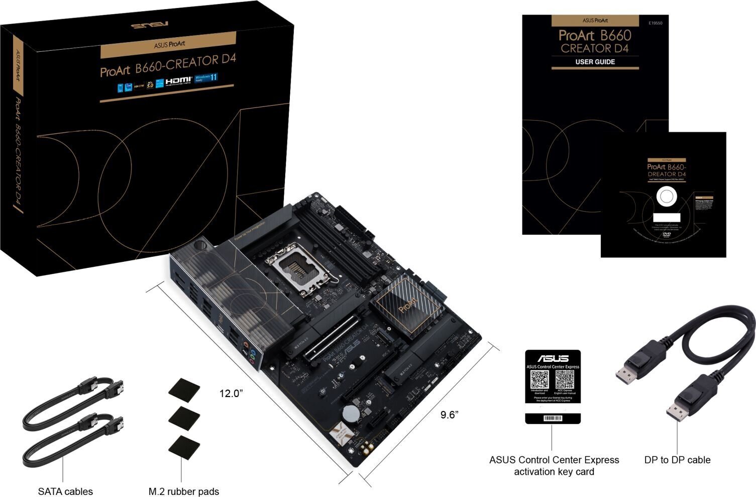 Mainboard|ASUS|Intel B660|LGA1700|ATX|Memory DDR4|Memory slots 4|1xPCI-Express 3.0 1x|1xPCI-Express 3.0 4x|1xPCI-Express 5.0 16x|3xM.2|1xHDMI|1xDispla цена и информация | Emaplaadid | kaup24.ee