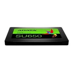 Adata Ultimate SU650, 256 GB hind ja info | Sisemised kõvakettad (HDD, SSD, Hybrid) | kaup24.ee