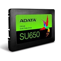 Внутренний жесткий диск Adata Ultimate SU650, 256 GB цена и информация | ADATA Компьютерная техника | kaup24.ee