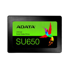 Adata Ultimate SU650, 512 ГБ цена и информация | Внутренние жёсткие диски (HDD, SSD, Hybrid) | kaup24.ee