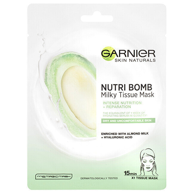 Näomask Garnier Skin Naturals Nutri Bomb цена и информация | Näomaskid, silmamaskid | kaup24.ee