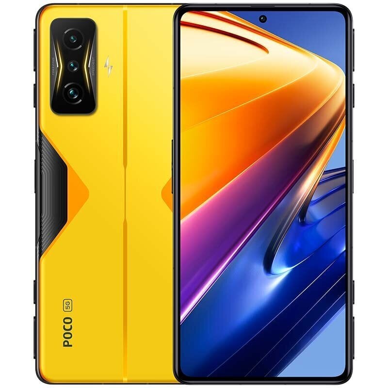 Poco F4 GT 5G Dual SIM 8/128GB MZB0BIVEU Cyber Yellow цена и информация | Telefonid | kaup24.ee