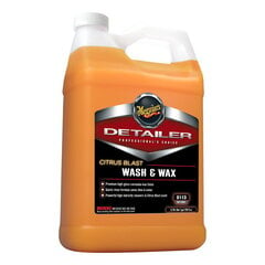 Шампунь автомобильный Meguiars D11301 Citrus Wash & Wax, 3,78 л цена и информация | Автохимия | kaup24.ee