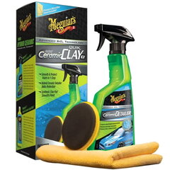 Meguiar's G200200 Hybrid Ceramic Detailer puhastuskomplekt, 3-osaline, 532 ml hind ja info | Autokeemia | kaup24.ee