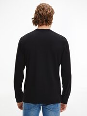 Meeste T-särk CALVIN KLEIN L/S CREW NECK, must 000NM2171E UB1 42553 hind ja info | Meeste T-särgid | kaup24.ee