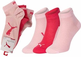 Детские носки PUMA, 3 пары, розовые 907961 07 42666 цена и информация | Носки, колготки для мальчиков | kaup24.ee