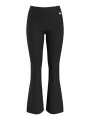 Naiste spordipüksid Tommy Hilfiger TJW BADGE FLARE LEGGING BLACK DW0DW12642 BDS 45715 цена и информация | Спортивная одежда для женщин | kaup24.ee