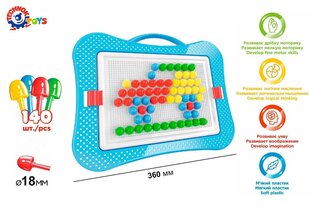 Игра Мозаика 140 деталей Technok 3381 цена и информация | Развивающие игрушки | kaup24.ee