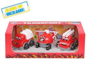 Tuletõrjeauto, komplekt Technok 6153 hind ja info | Poiste mänguasjad | kaup24.ee