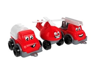 Комплект пожарных автомобилей Technok 6153 цена и информация | Игрушки для мальчиков | kaup24.ee
