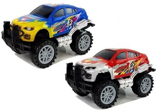 Maastur koos autodega, punane hind ja info | Poiste mänguasjad | kaup24.ee