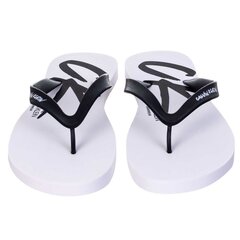 Meeste plätud Calvin Klein FF SANDALS, valge KM0KM00500 YCD 42912 hind ja info | Meeste plätud, sussid | kaup24.ee