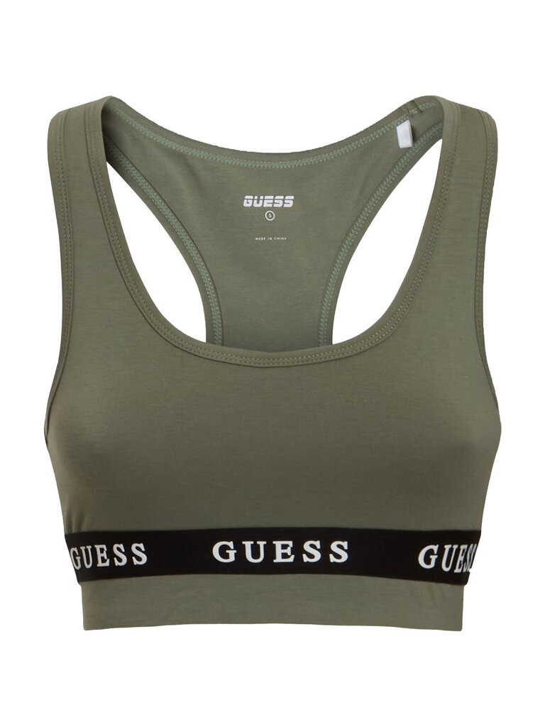 Spordirinnahoidja Guess ALINE TOP ECO STRETCH, roheline V2RP07KABR0 G8E3 44966 hind ja info | Rinnahoidjad | kaup24.ee