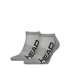 Мужские носки HEAD SOCKS PERFORMANCE SNEAKER 2 пары, серые 791018001 008 44666 цена и информация | Meeste sokid | kaup24.ee