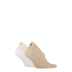 Мужские носки Tommy Hilfiger, 2 пары, белые/бежевые 701219137 004 44353 цена и информация | Мужские носки | kaup24.ee