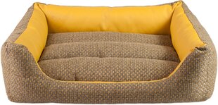 Amiplay кроватка Sofa ZipClean 4 в 1 Morgan, S, желтый цена и информация | Лежаки, домики | kaup24.ee