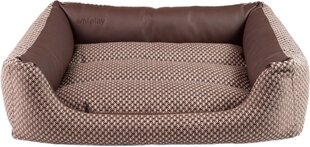 Amiplay кроватка Sofa ZipClean 4 в 1 Morgan, M, коричневый​ цена и информация | Лежаки, домики | kaup24.ee