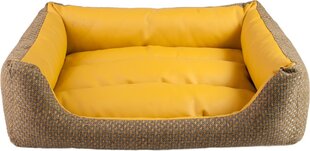 Amiplay кроватка Sofa ZipClean 4 в 1 Morgan, M, желтый цена и информация | Лежаки, домики | kaup24.ee
