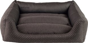 Amiplay кроватка Sofa ZipClean 4 в 1 Morgan, L, черный​ цена и информация | Лежаки, домики | kaup24.ee