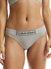 Женские трусики-стринги Calvin Klein THONG, серые 000QF6774E P7A 45166 цена и информация | Трусики | kaup24.ee