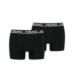 Мужские трусы HEAD BASIC BOXER 2 пары, черные 701202741 005 44735 цена и информация | Мужские трусы | kaup24.ee