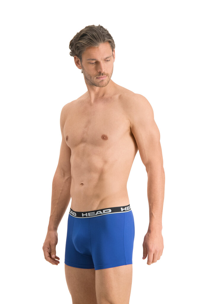 Meeste aluspüksid HEAD BASIC BOXER 2 paari, sinine 701202741 006 44731 цена и информация | Meeste aluspesu | kaup24.ee