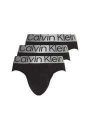 Мужские трусы Calvin Klein HIP BRIEF 3 пары, черные 000NB3129A 7V1 45197 цена и информация | Мужские трусы | kaup24.ee