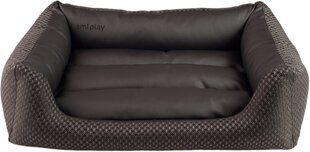 Amiplay кроватка Sofa ZipClean 4 в 1 Morgan, XL, черный​ цена и информация | Лежаки, домики | kaup24.ee