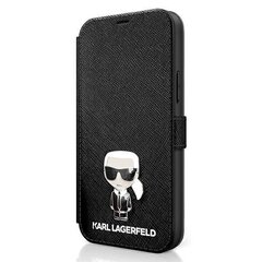 Telefoniümbris Karl Lagerfeld KLFLBKP12SIKMSBK iPhone 12 mini 5,4" hind ja info | Telefoni kaaned, ümbrised | kaup24.ee