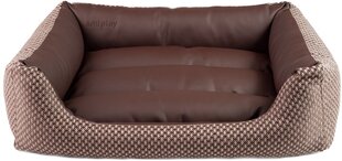 Amiplay кроватка Sofa ZipClean 4 в 1 Morgan, XL, коричневый​ цена и информация | Лежаки, домики | kaup24.ee