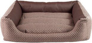 Amiplay кроватка Sofa ZipClean 4 в 1 Morgan, XL, коричневый​ цена и информация | Лежаки, домики | kaup24.ee