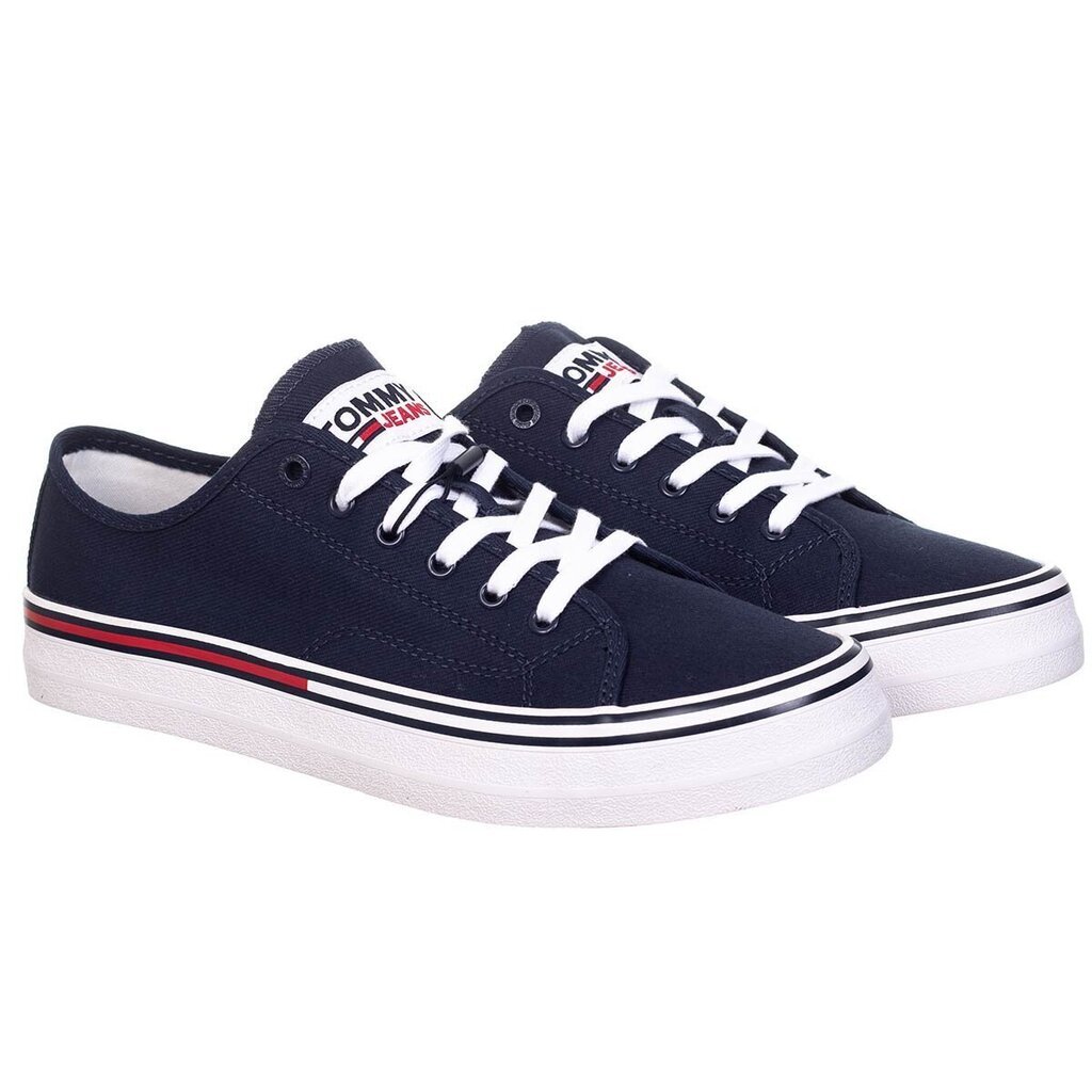 Meeste tossud Tommy Hilfiger JEANS ESSENTIAL LOW CUT, TUMESININE EM0EM00962 C87 44105c hind ja info | Spordi- ja vabaajajalatsid meestele | kaup24.ee