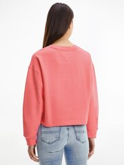 Женская толстовка Tommy Hilfiger TJW CROP TOMMY SIGNATURE CREW, розовая DW0DW12041 TIJ 44908 цена и информация | Женские толстовки | kaup24.ee