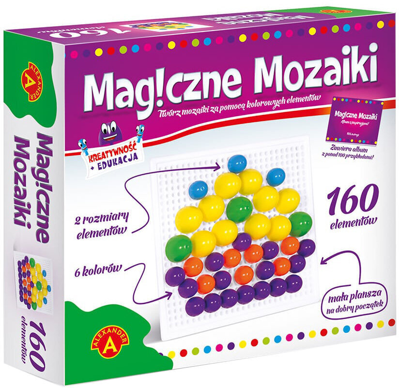 Punktmosaiik Lastele 160 Elementi hind ja info | Arendavad mänguasjad | kaup24.ee