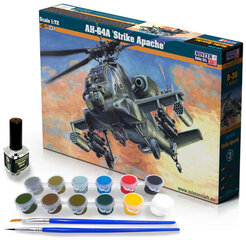 Модель Вертолёта Ah-64A Масштаб 1:72 цена и информация | Развивающие игрушки | kaup24.ee