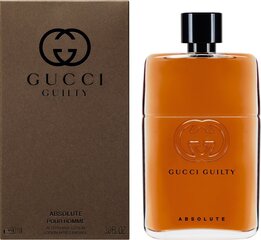 Raseerimisjärgne palsam Gucci Guilty Absolute Pour Homme meestele 90 ml цена и информация | Парфюмированная косметика для мужчин | kaup24.ee