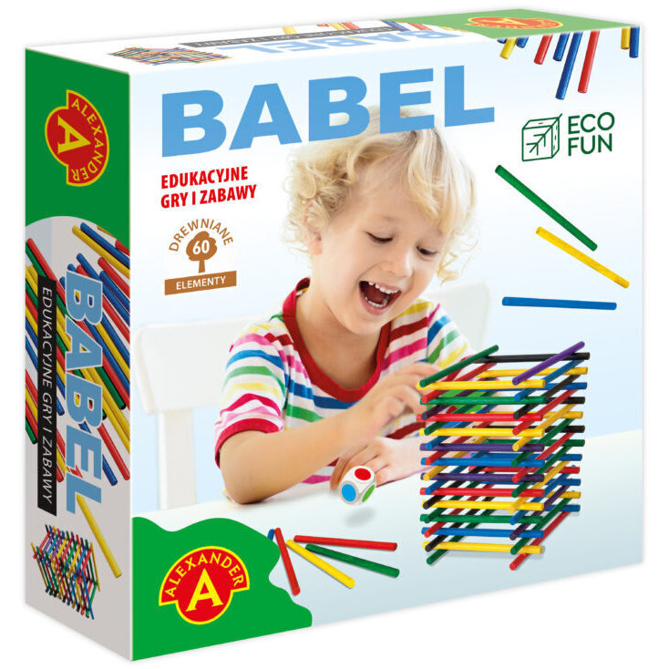 Eco Fun Wooden Babel Play цена и информация | Klotsid ja konstruktorid | kaup24.ee