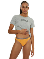 Женские трусики-стринги Calvin Klein THONG, оранжевые 000QD3539E SF6 45142 цена и информация | набор из 3 хлопковых женских трусиков с рисунком | kaup24.ee