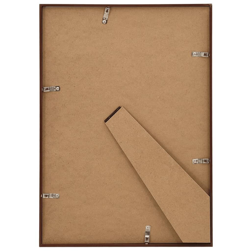 332202 vidaXL fotoraamid kollaaž 3 tk laua, pronks 15x21cm MDF цена и информация | Pildiraamid | kaup24.ee