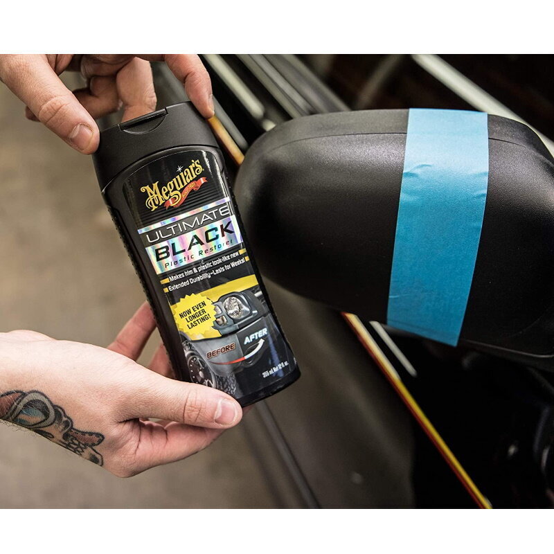 Meguiars G15812EU Ultimate Black Plastic Restorer Trim kaitsekate, 355 ml цена и информация | Autokeemia | kaup24.ee