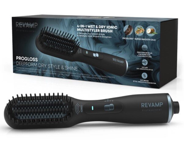 Revamp Progloss Deepform Straight & Style Blow Dry Brush BR-2500 hind ja info | Juuksesirgendajad ja koolutajad | kaup24.ee